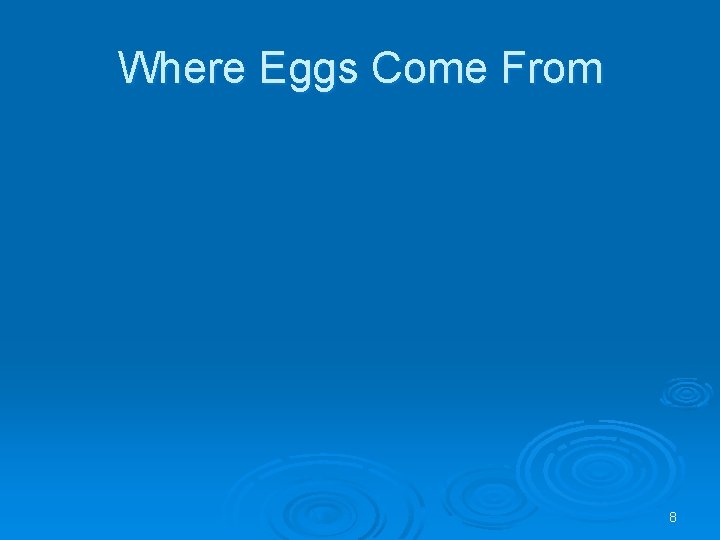 Where Eggs Come From 8 