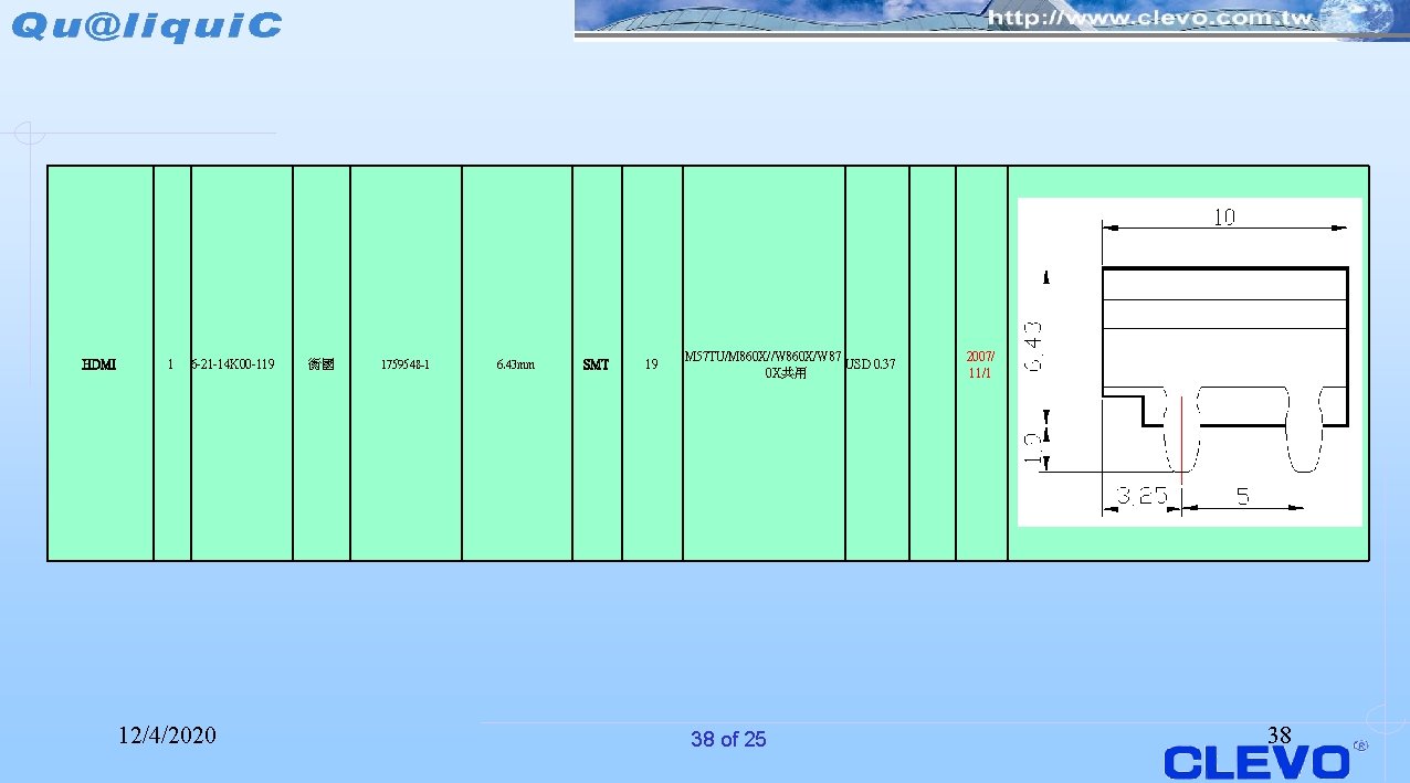 HDMI 1 6 -21 -14 K 00 -119 12/4/2020 衡國 1759548 -1 6. 43