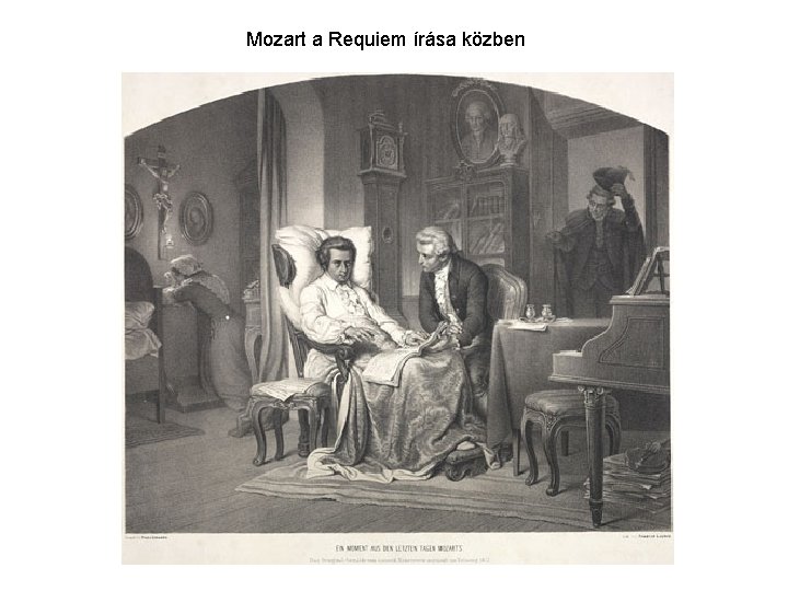 Mozart a Requiem írása közben 