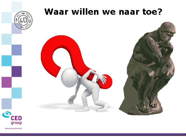 Waar willen we naar toe? 