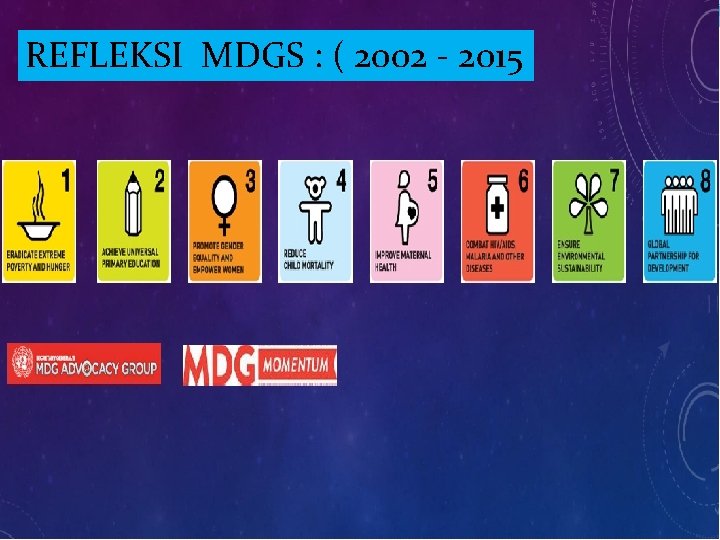 REFLEKSI MDGS : ( 2002 - 2015 