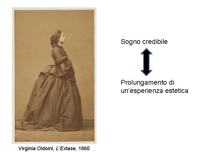 Sogno credibile Prolungamento di un’esperienza estetica Virginia Oldoini, L’Extase, 1860 