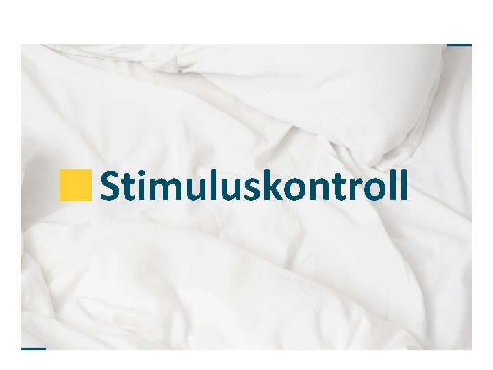 Stimuluskontroll 1 