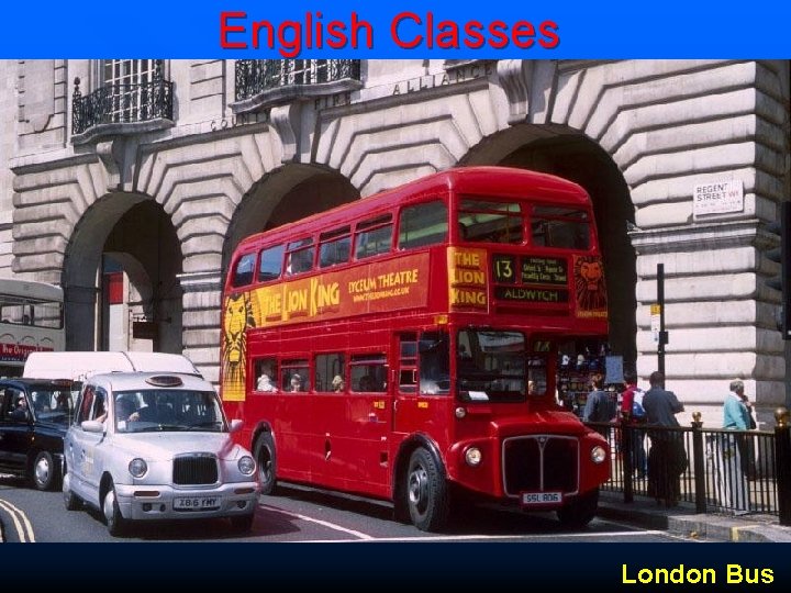 English Classes London Bus 
