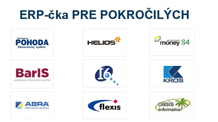 ERP-čka PRE POKROČILÝCH t 