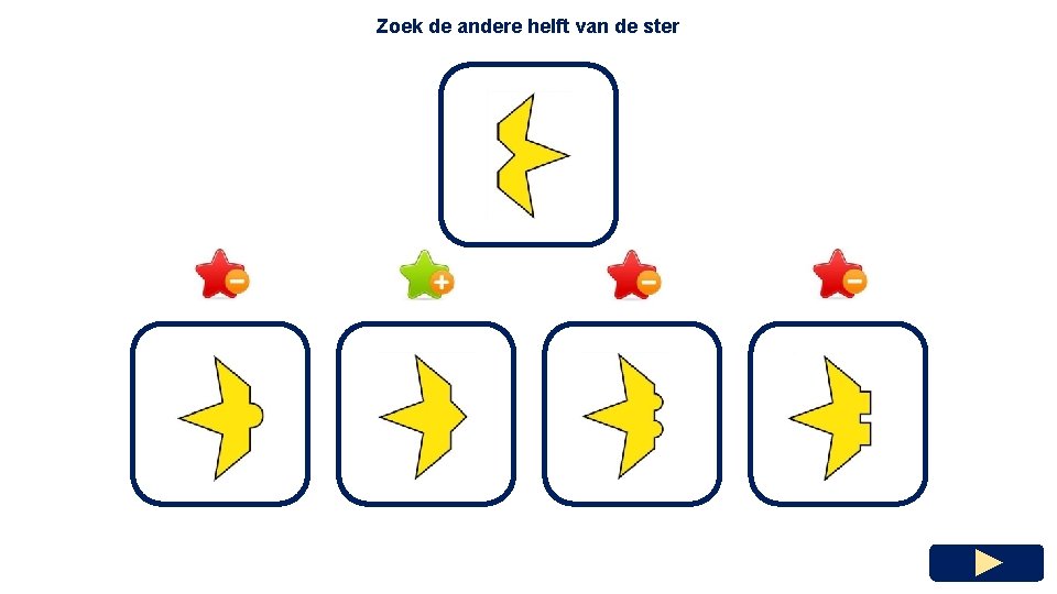 Zoek de andere helft van de ster 