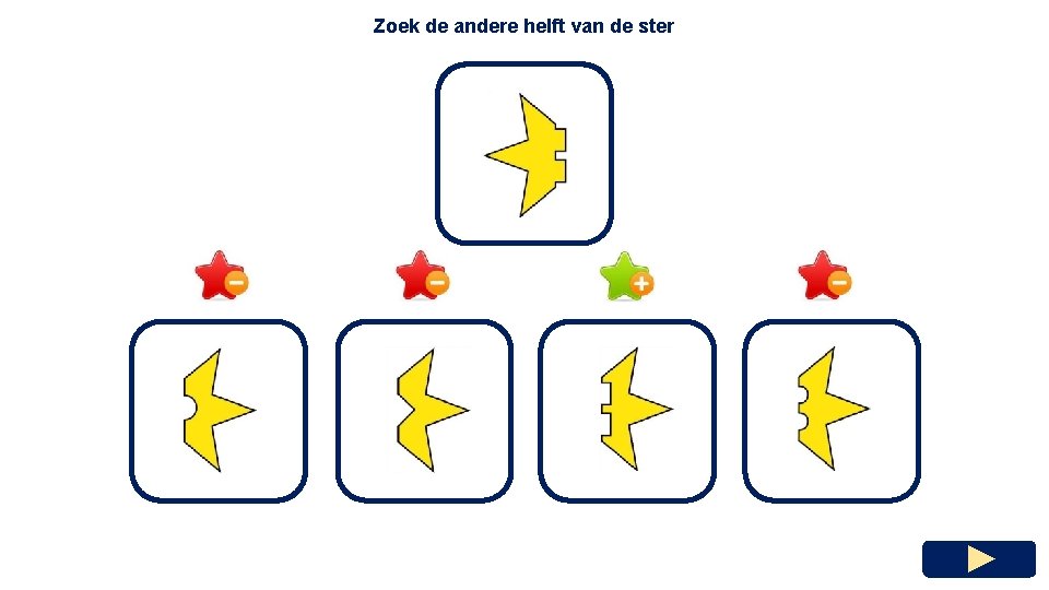 Zoek de andere helft van de ster 