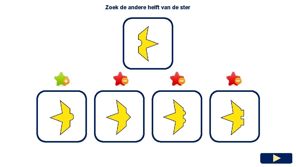 Zoek de andere helft van de ster 