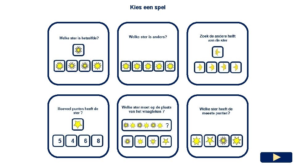 Kies een spel 