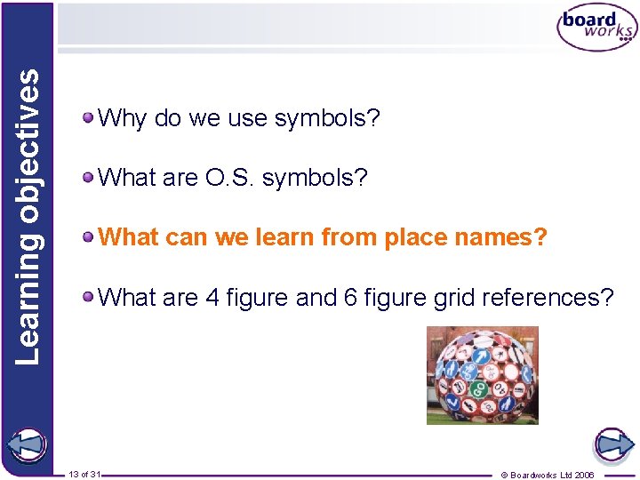 Learning objectives Why do we use symbols? What are O. S. symbols? What can