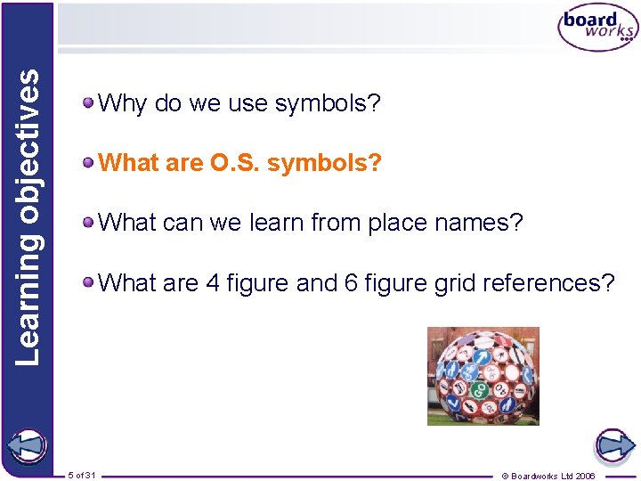 Learning objectives Why do we use symbols? What are O. S. symbols? What can