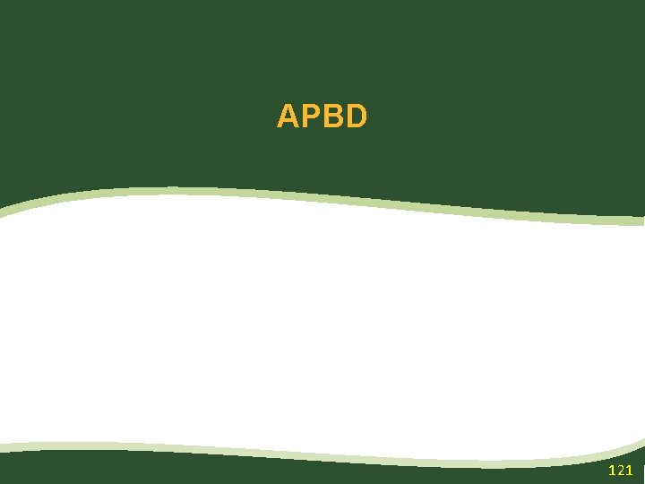 APBD 121 