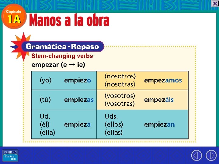 Stem-changing verbs 