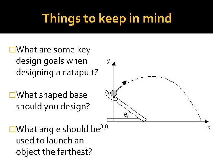 Things to keep in mind �What are some key design goals when designing a Things to keep in mind �What are some key design goals when designing a