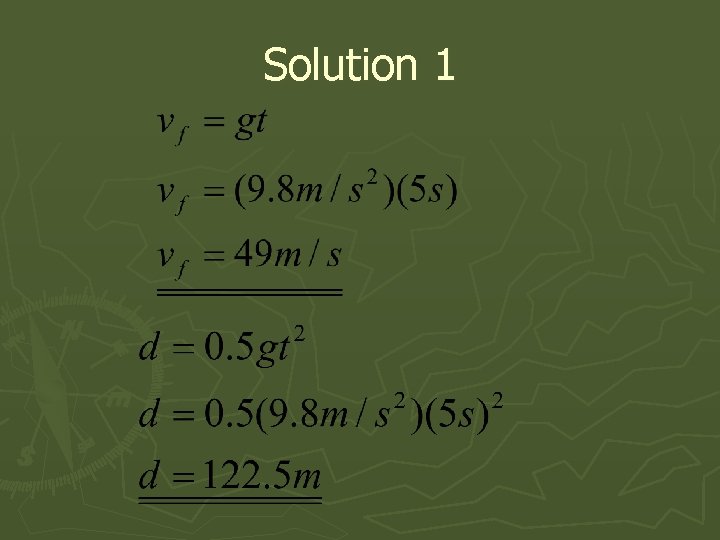 Solution 1 