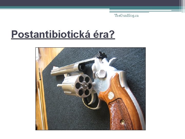 The. Gun. Blog. ca Postantibiotická éra? 