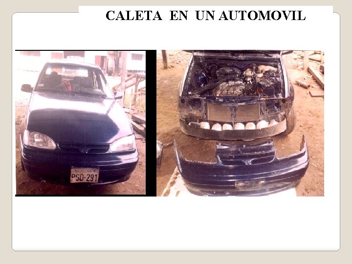 CALETA EN UN AUTOMOVIL 