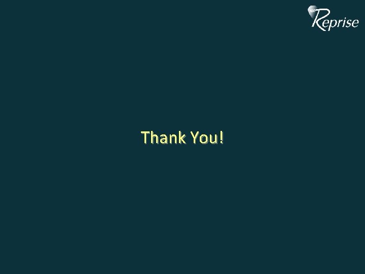 Thank You! Thank You!