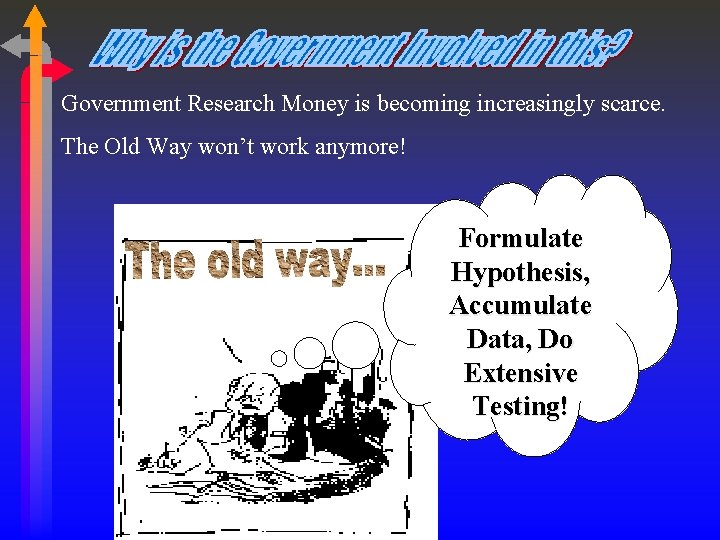 Government Research Money is becoming increasingly scarce. The Old Way won’t work anymore! Formulate