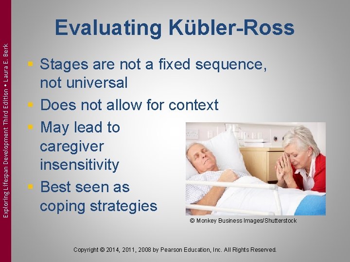 Exploring Lifespan Development Third Edition Laura E. Berk Evaluating Kübler-Ross § Stages are not