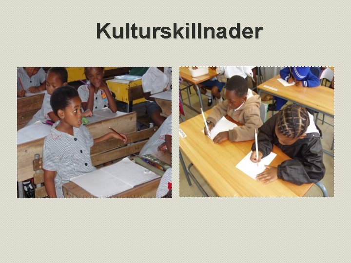 Kulturskillnader 