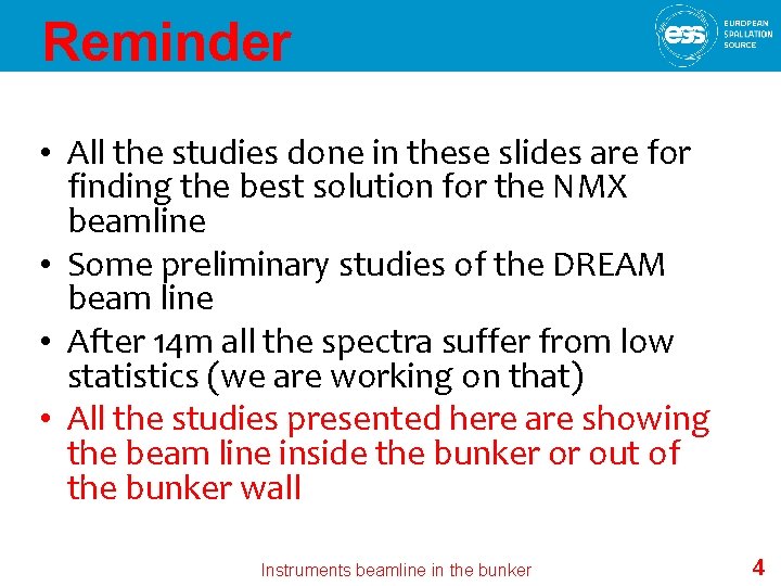 Reminder • All the studies done in these slides are for finding the best