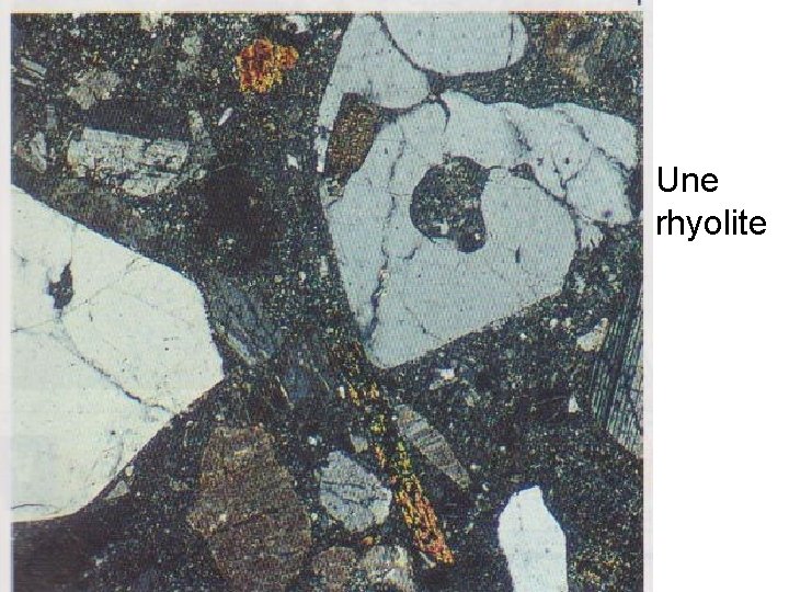 Une rhyolite 