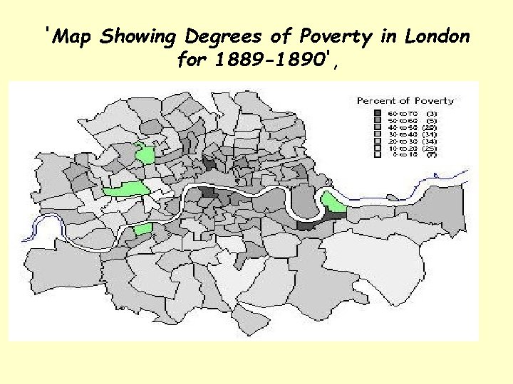 'Map Showing Degrees of Poverty in London for 1889 -1890', 