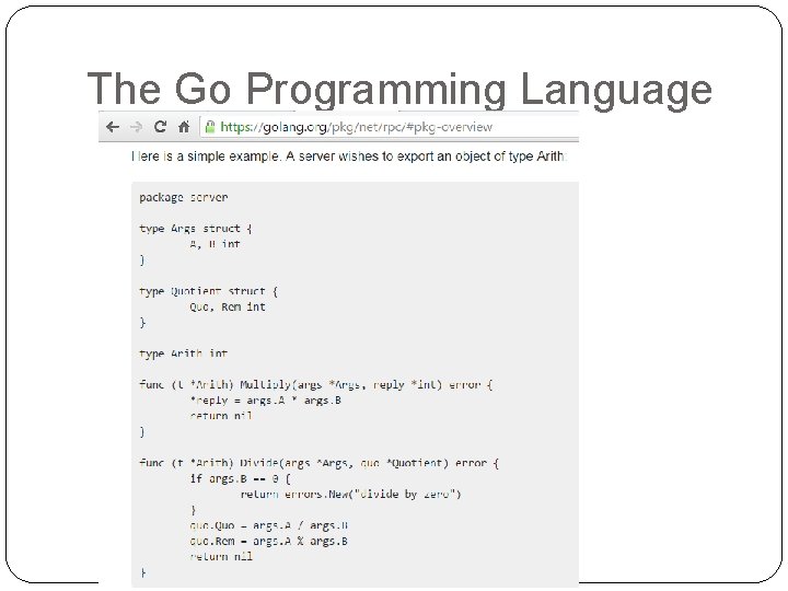 The Go Programming Language 