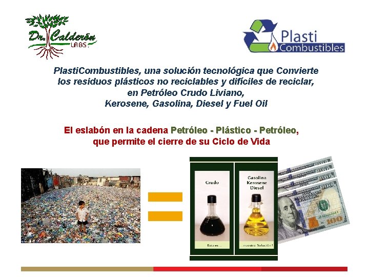 Plasti. Combustibles, una solución tecnológica que Convierte los residuos plásticos no reciclables y difíciles