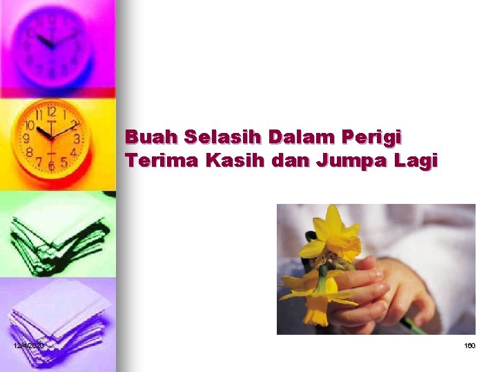 Buah Selasih Dalam Perigi Terima Kasih dan Jumpa Lagi 12/4/2020 160 