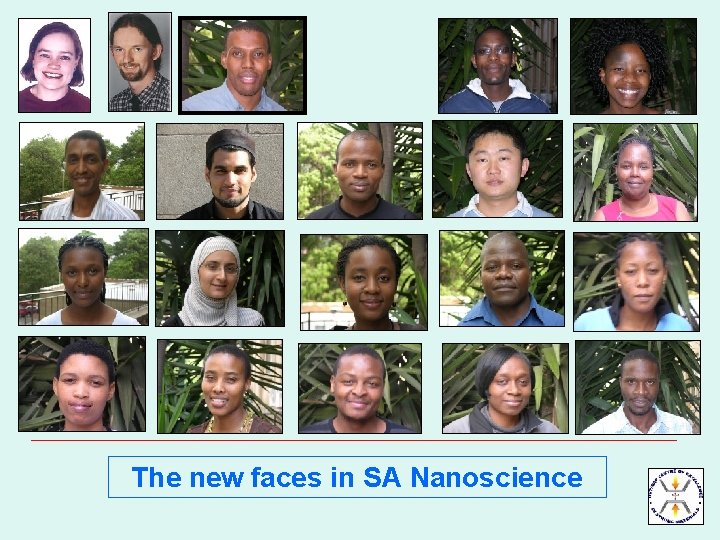 The new faces in SA Nanoscience 