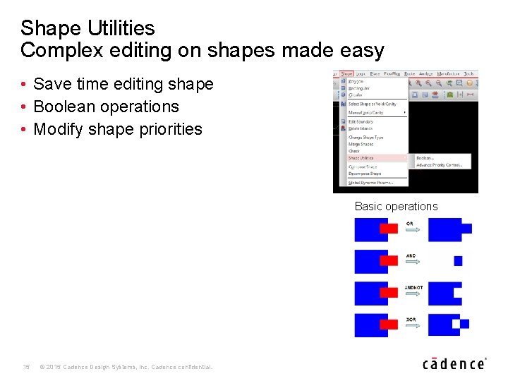 Shape Utilities Complex editing on shapes made easy • Save time editing shape •
