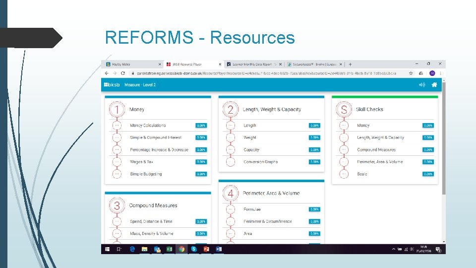 REFORMS - Resources 