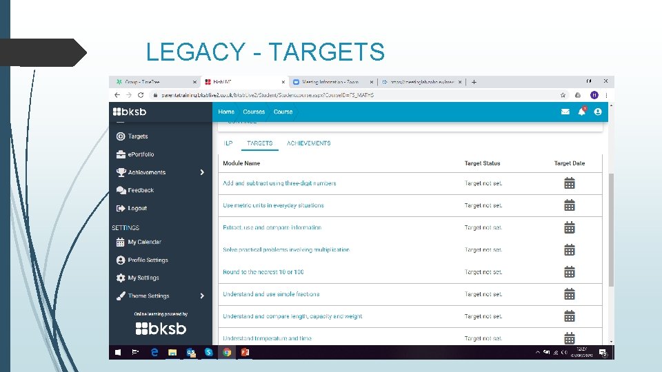 LEGACY - TARGETS 