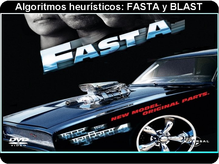 Algoritmos heurísticos: FASTA y BLAST 