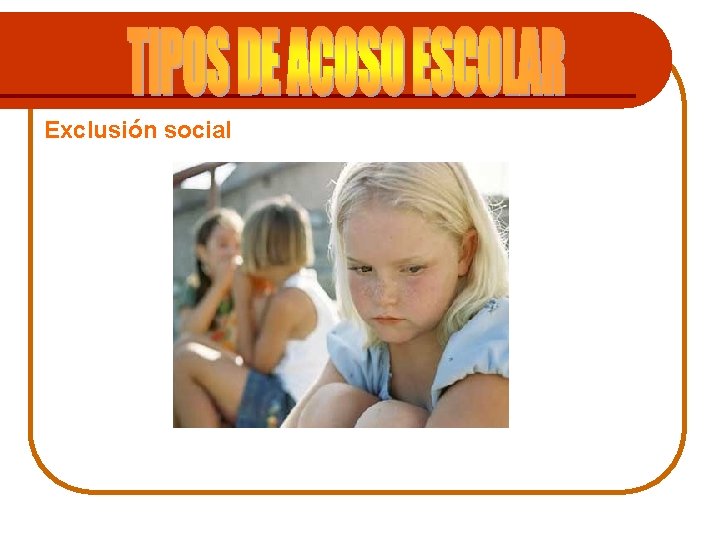 Exclusión social 