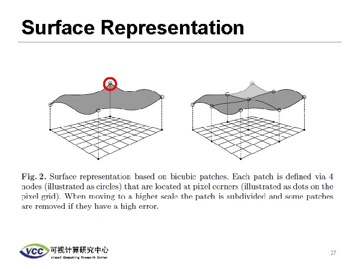 Surface Representation 27 