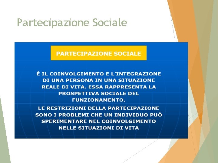 Partecipazione Sociale 