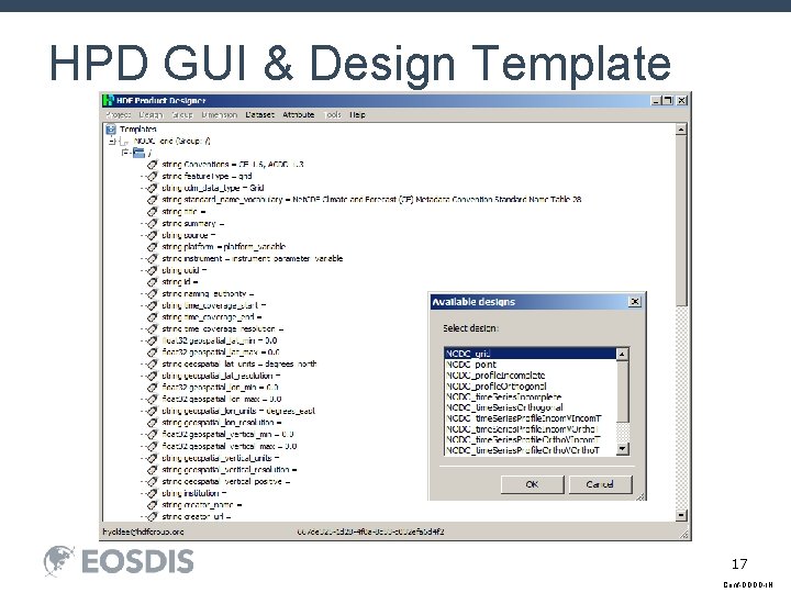 HPD GUI & Design Template 17 Conf-DDDD-IN 
