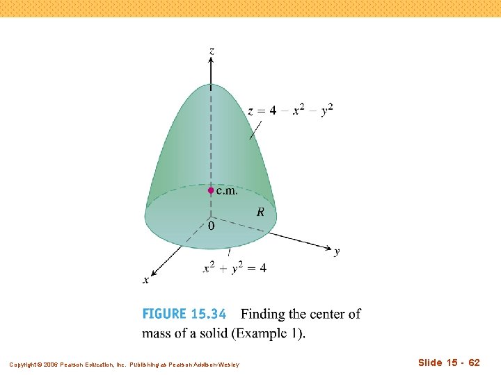 Copyright © 2006 Pearson Education, Inc. Publishing as Pearson Addison-Wesley Slide 15 - 62