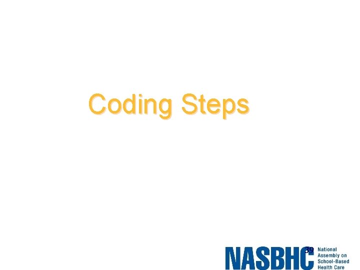 Coding Steps 39 