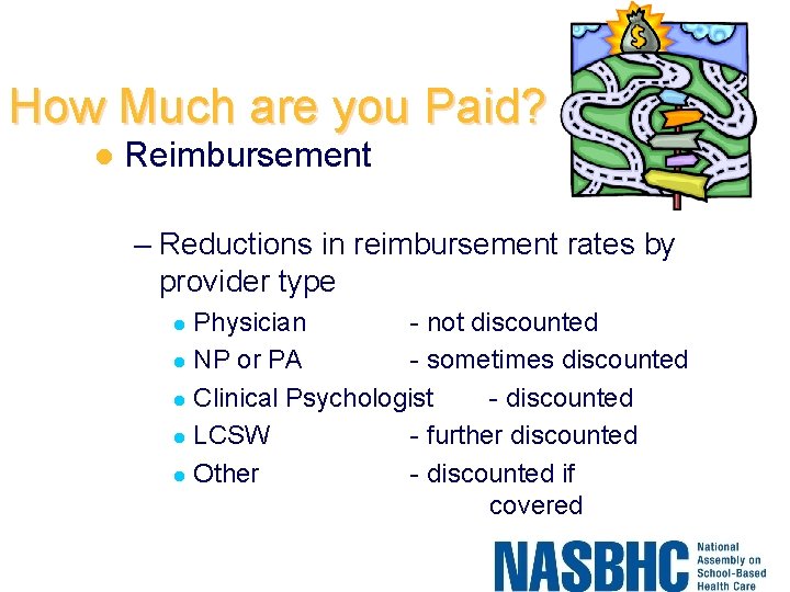 How Much are you Paid? l Reimbursement – Reductions in reimbursement rates by provider
