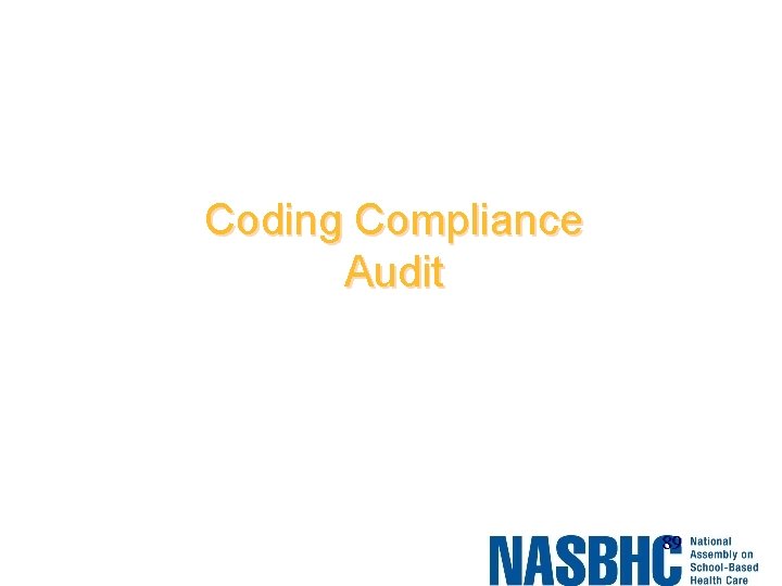 Coding Compliance Audit 89 