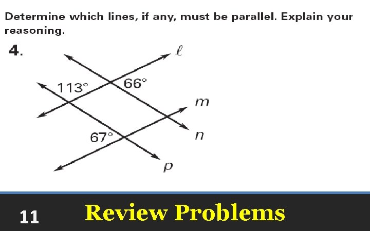 11 Review Problems 