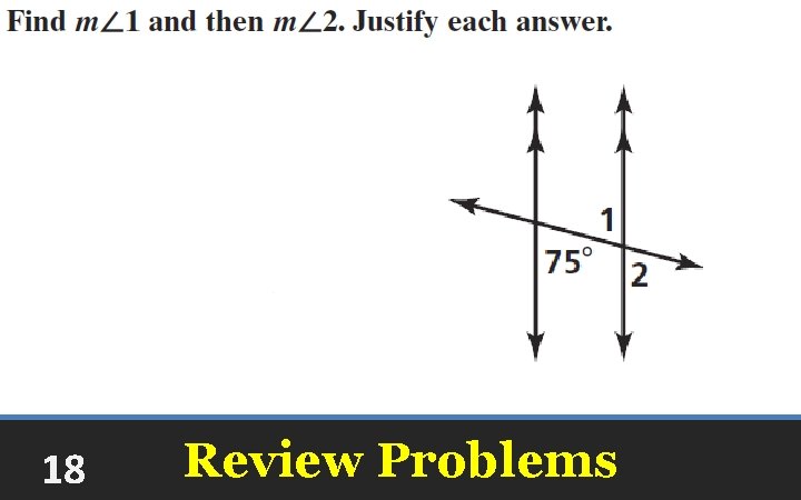 18 Review Problems 