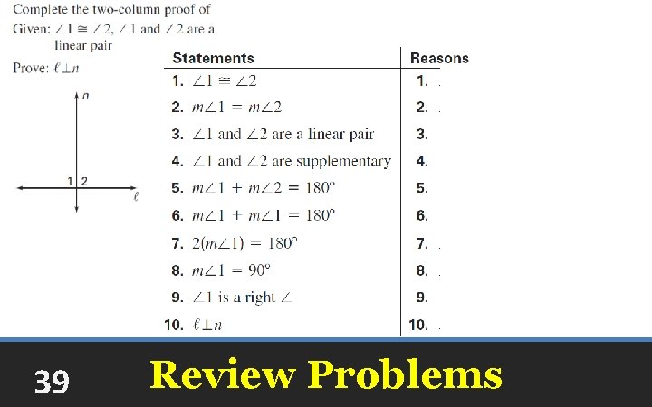39 Review Problems 