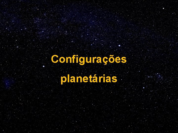 Configurações planetárias 