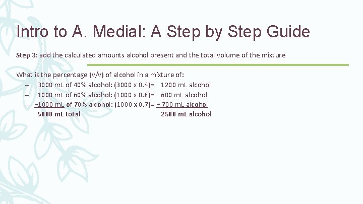 Intro to A. Medial: A Step by Step Guide Step 3: add the calculated