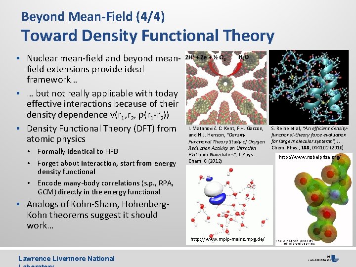 Beyond Mean-Field (4/4) Toward Density Functional Theory § Nuclear mean-field and beyond mean- field